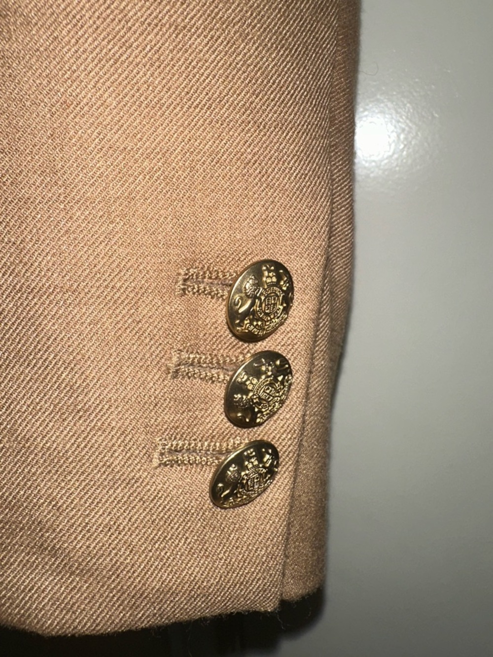 J. Crew Ladies Camel colored Two-Button Wool Blend Blazer size 6 - Picture 2 of 7
